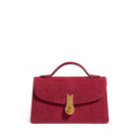 QUEEN ALTROVE LIZARD RUBY SUEDE