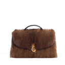 QUEEN ALTROVE CROCO & MINK DEMI BUFF