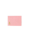 CARD HOLDER PRINTED CROCO PINK