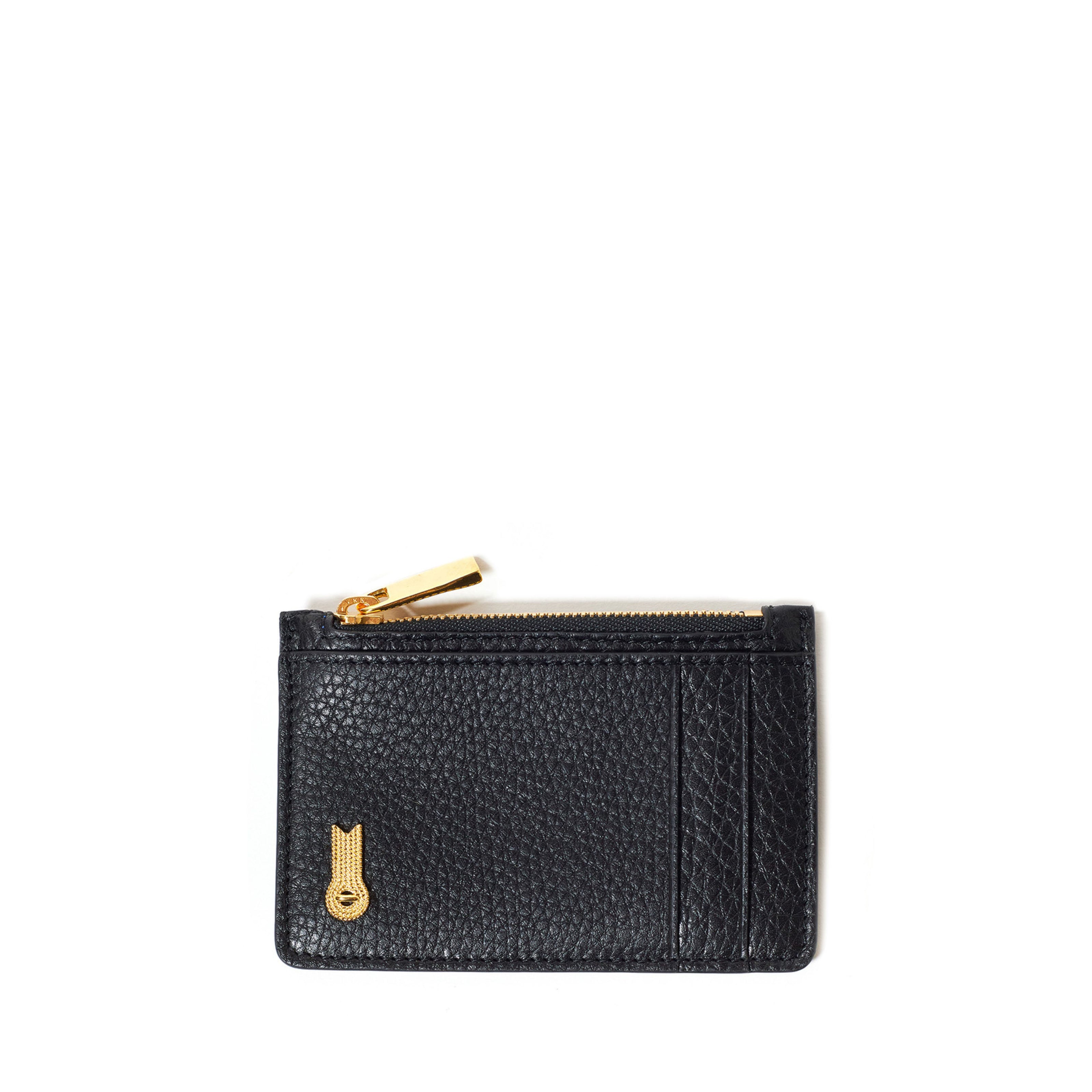 MINI WALLET GRAINED BLACK