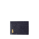 CARD HOLDER PRINTED CROCO NAVY