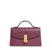 QUEEN ALTROVE OSTRICH BORDEAUX