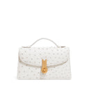 QUEEN ALTROVE OSTRICH WHITE