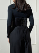 CINTURA CORSETTO REGINA NERA