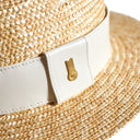 QUEEN STRAW HAT IVORY