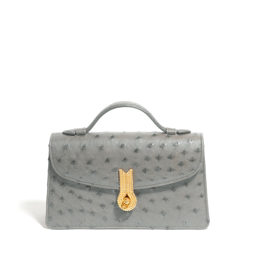 QUEEN ALTROVE OSTRICH GREY