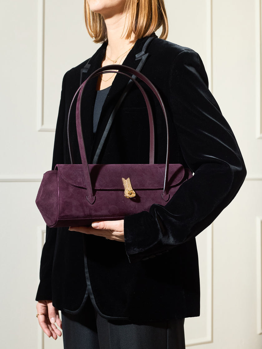 QUEEN PIERA SUEDE VINTAGE PORT