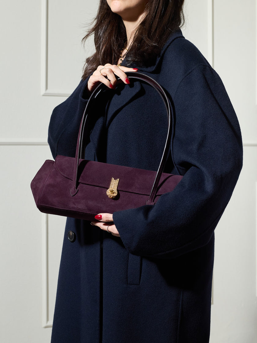 QUEEN PIERA SUEDE VINTAGE PORT