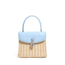QUEEN RATTAN MINI ALLIGATOR CIELO