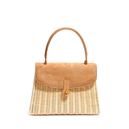 QUEEN RATTAN SUEDE TOTEM