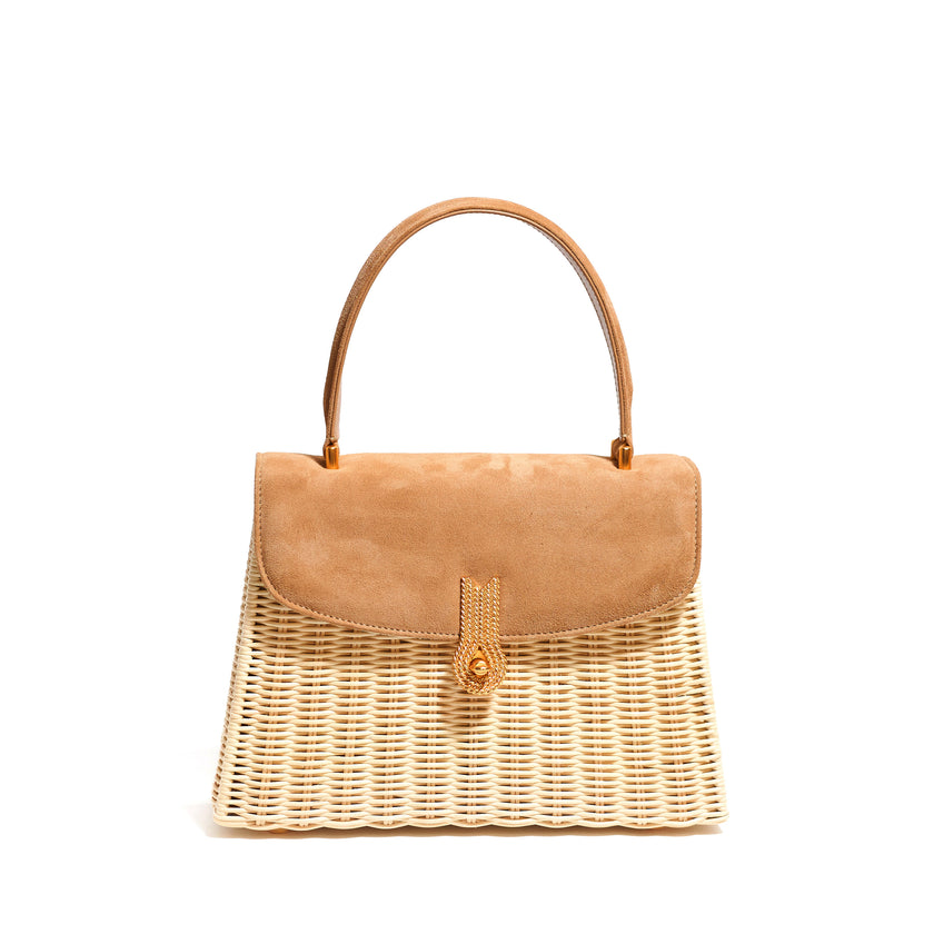 QUEEN RATTAN SUEDE TOTEM