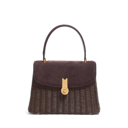 QUEEN RATTAN SUEDE CHOCOLATE