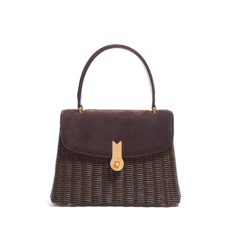 QUEEN RATTAN SUEDE CHOCOLATE