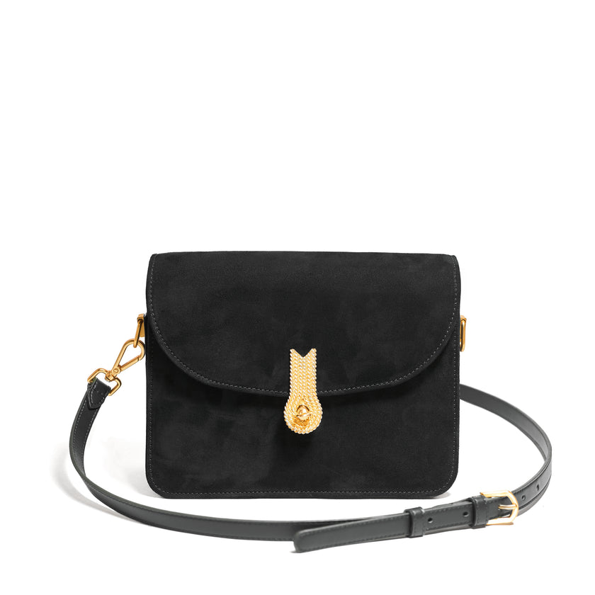 QUEEN VERA SUEDE BLACK