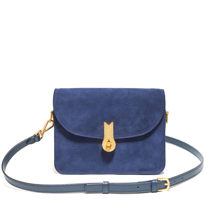 QUEEN VERA SUEDE NAVY