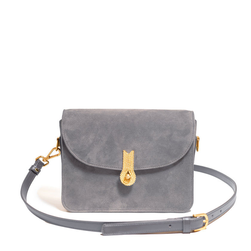 QUEEN VERA SUEDE GREY