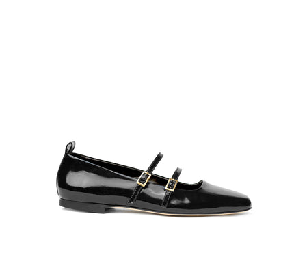 PATENT BALLERINA BLACK