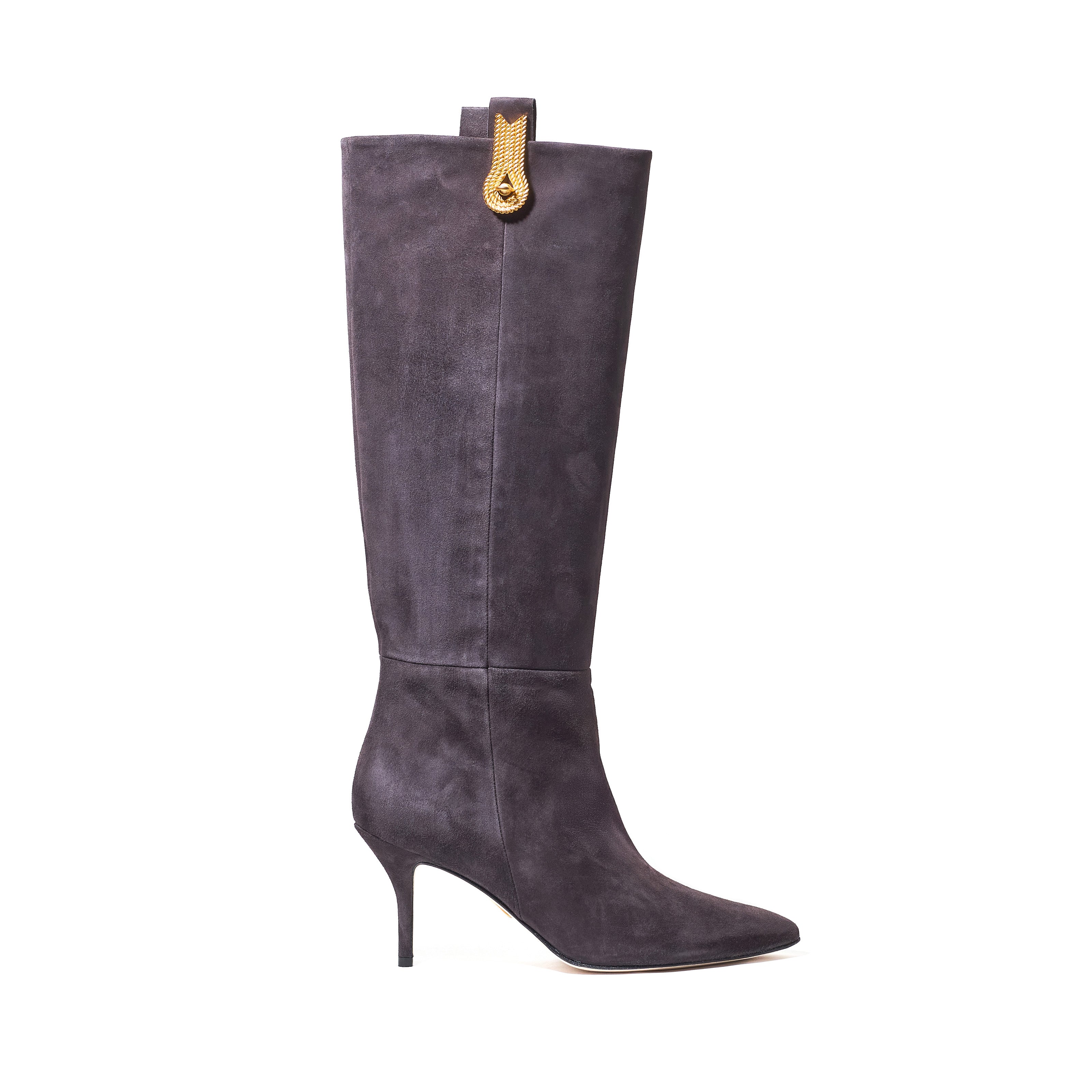 QUEEN BOOTS HEELS SUEDE VAN DYCK