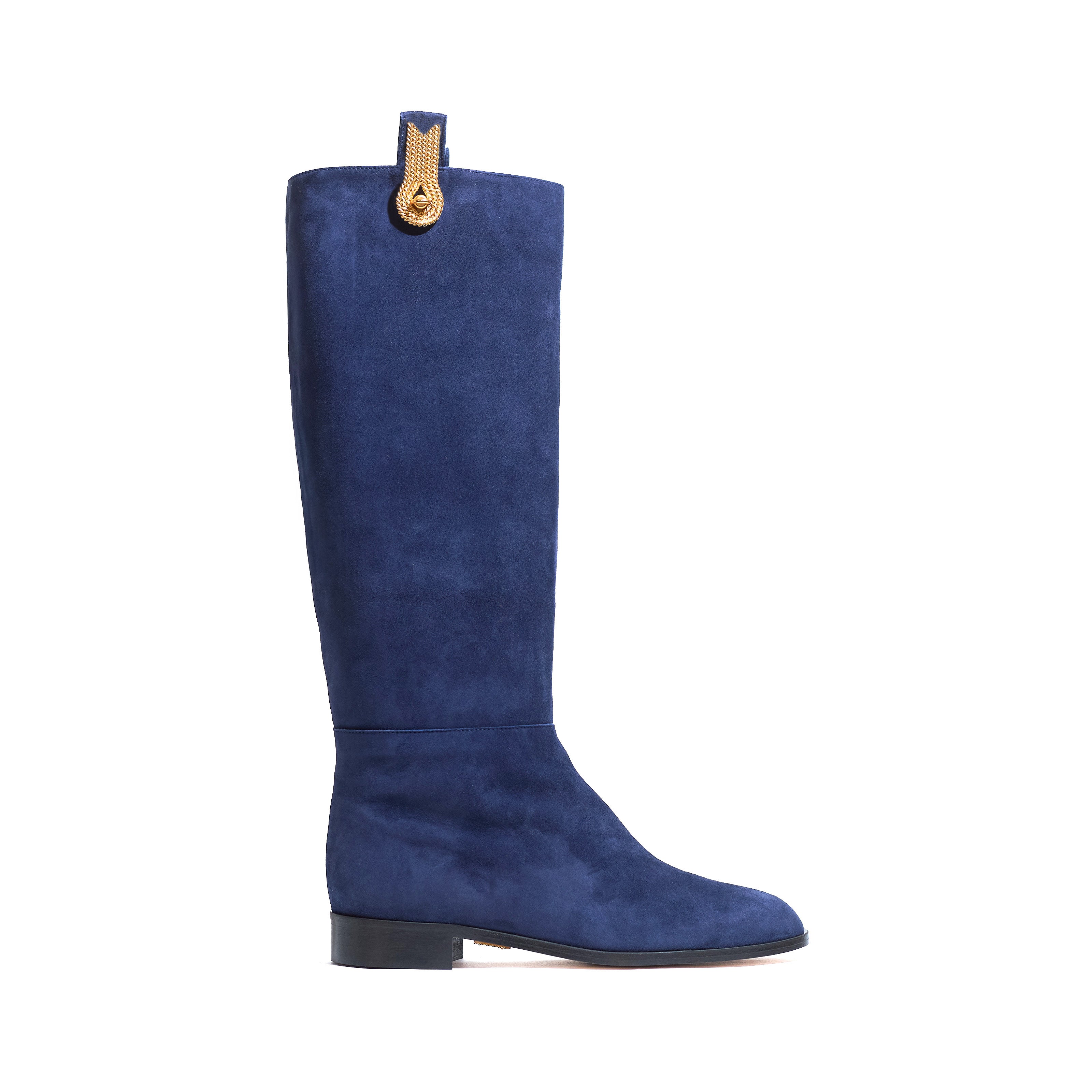 QUEEN BOOTS SUEDE NAVY