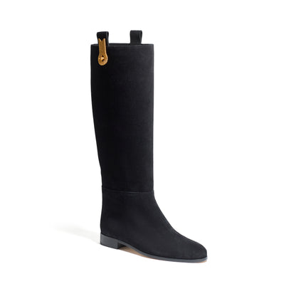 QUEEN BOOTS SUEDE BLACK