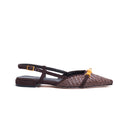 QUEEN SLINGBACK STRAW TDM