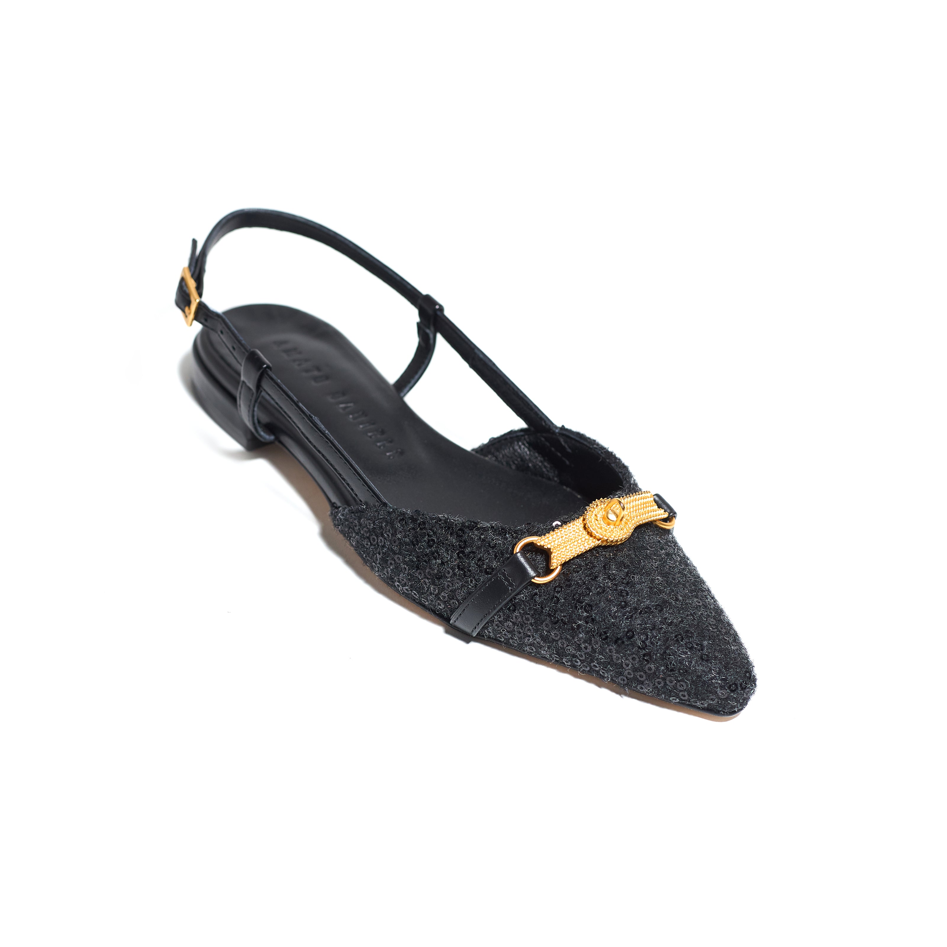 QUEEN SLINGBACK TWEED DIAMOND