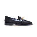 MOCASSINO QUEEN IN CAMOSCIO NERO