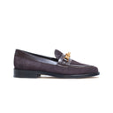 MOCASSINO QUEEN IN CAMOSCIO MARRONE