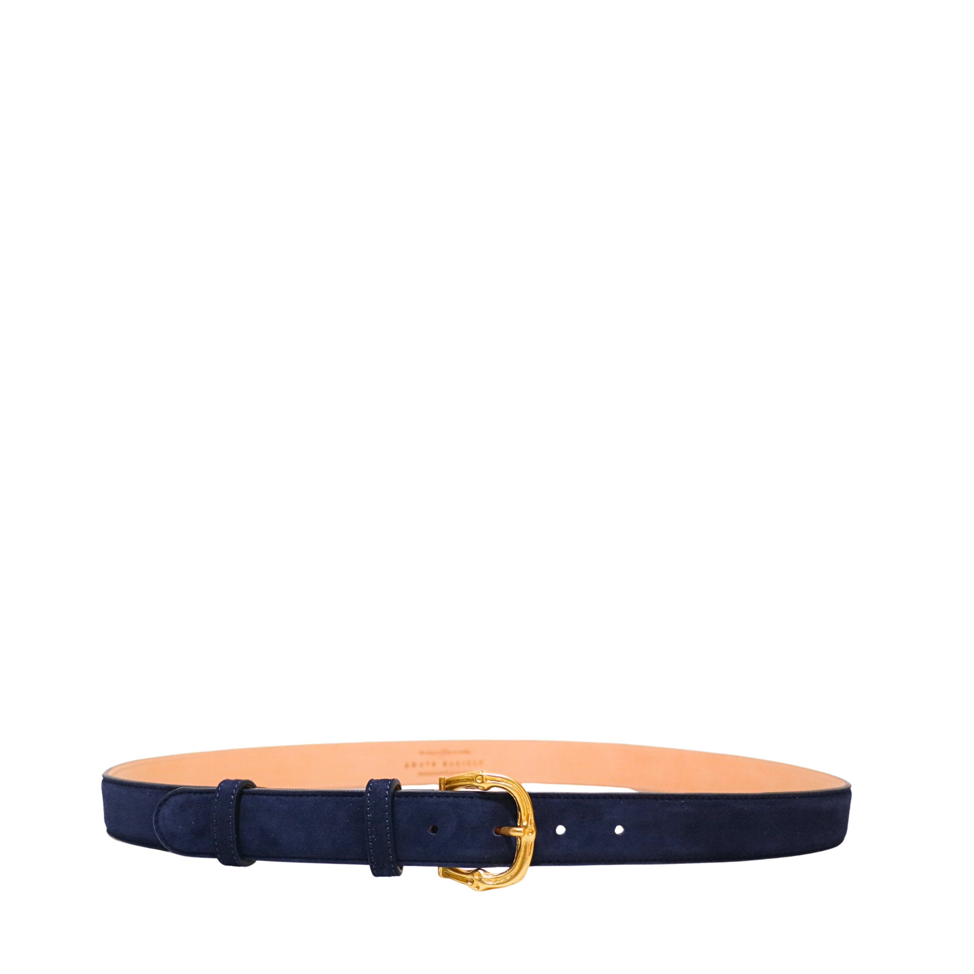 BAMBOO BELT SUEDE NAVY
