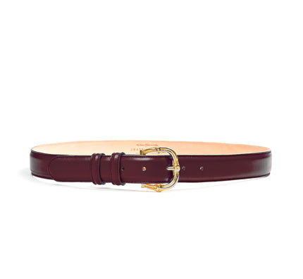 BAMBOO BELT OXBLOOD