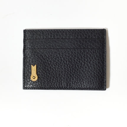 CARD HOLDER GRAINED BLACK