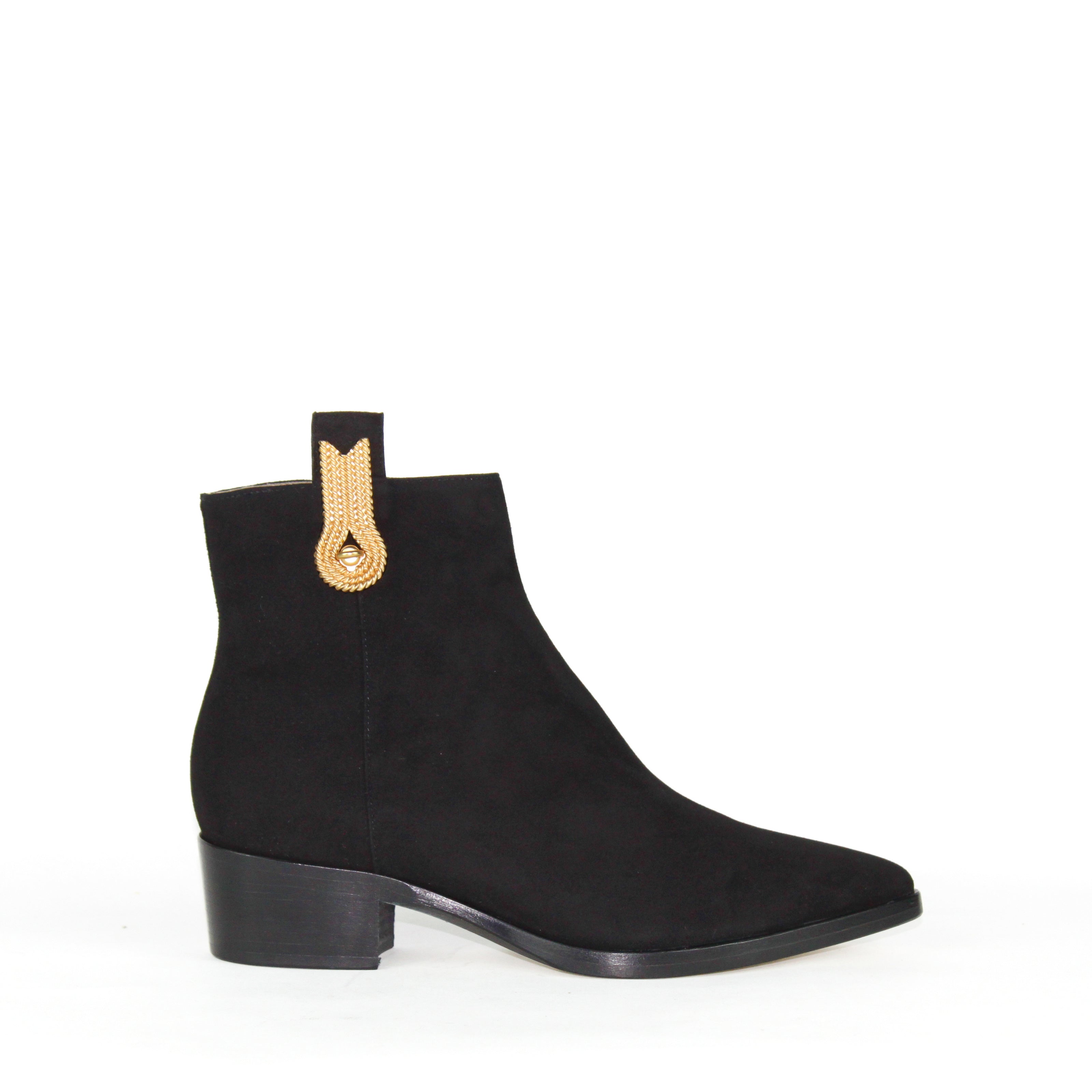 QUEEN CAMPEROS SUEDE BLACK