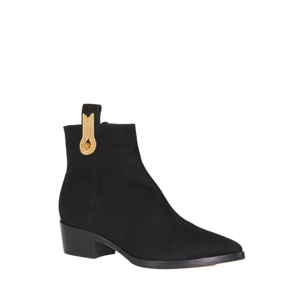 QUEEN CAMPEROS SUEDE BLACK