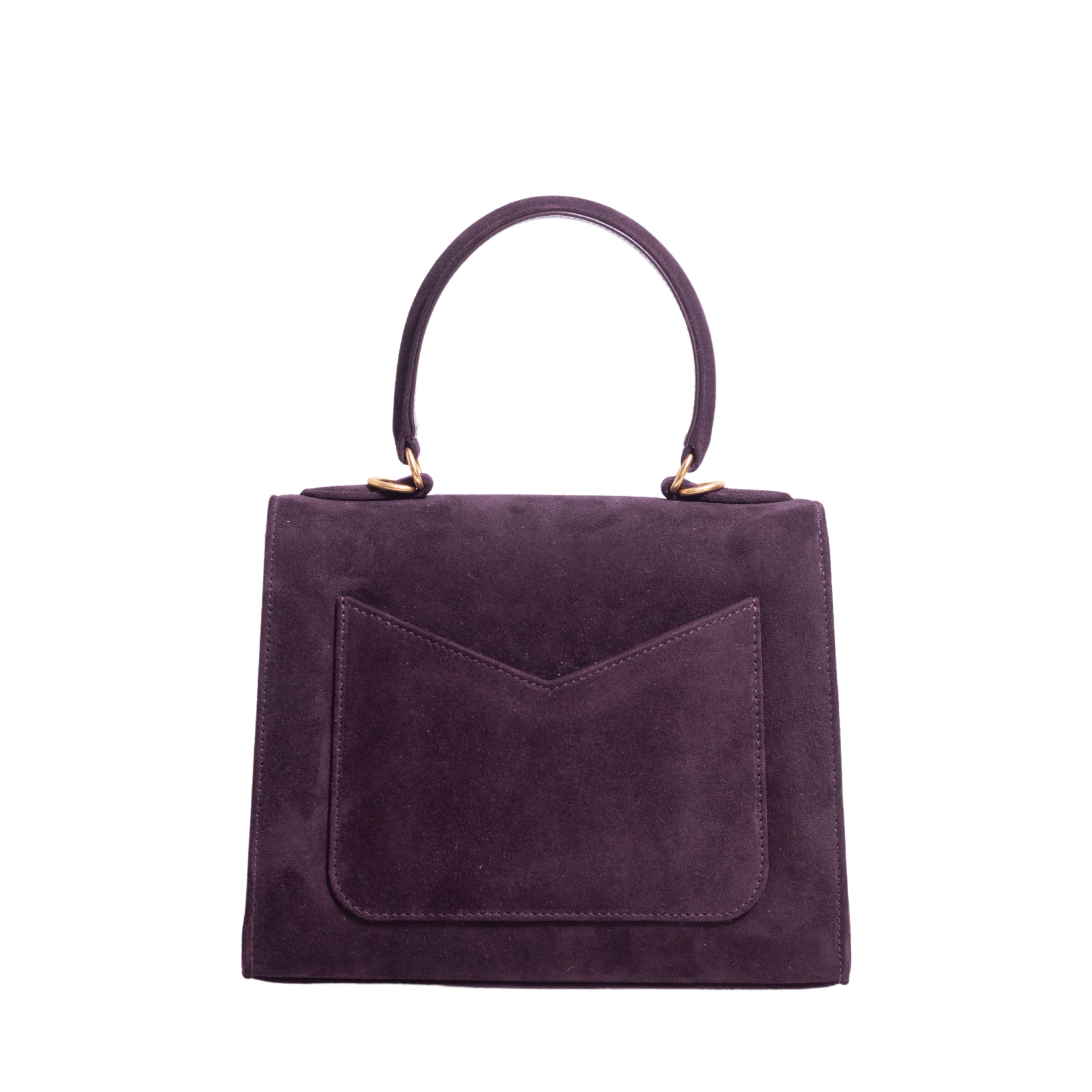 QUEEN HANDBAG POCKET SUEDE VINTAGE PORT