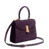 QUEEN HANDBAG POCKET SUEDE VINTAGE PORT