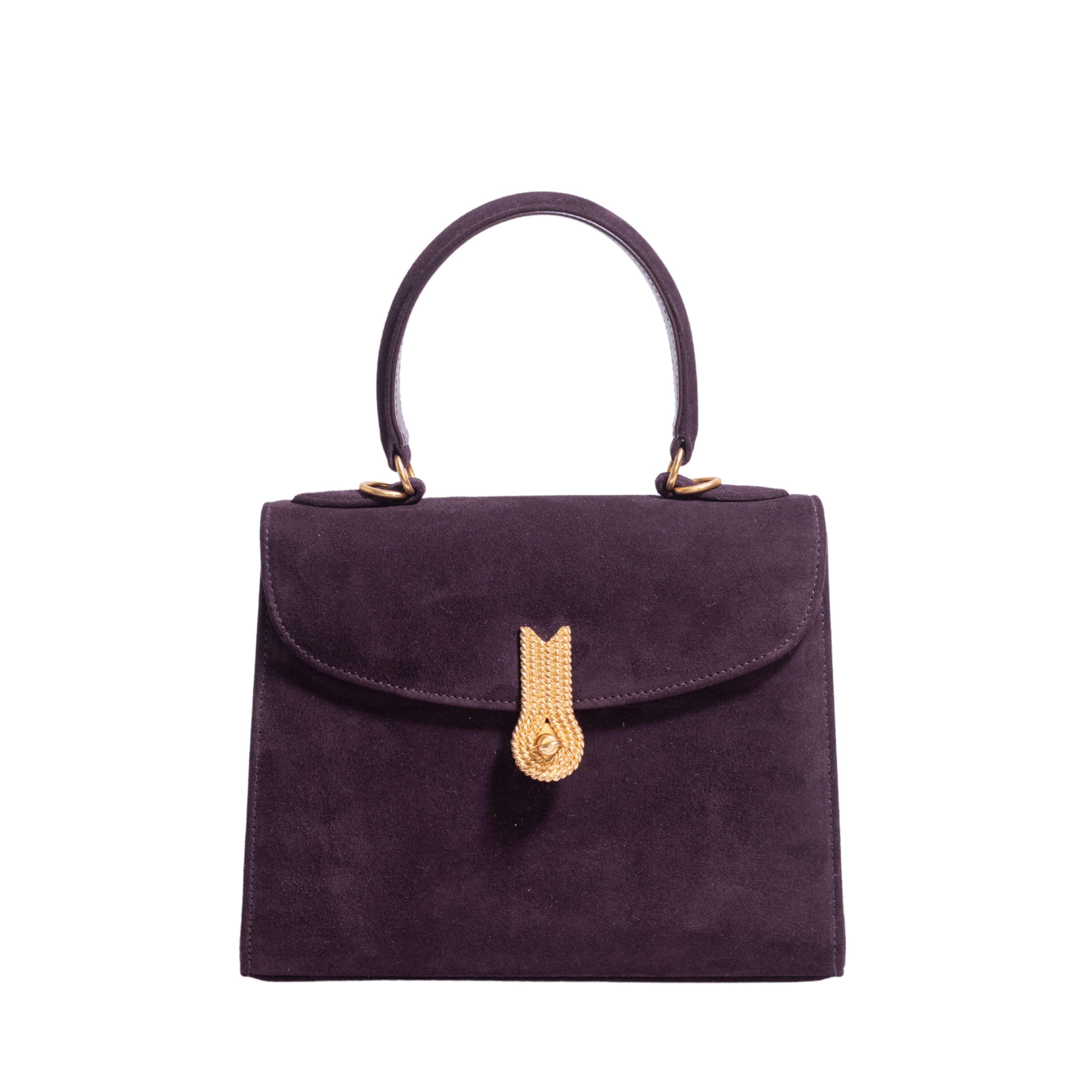 QUEEN HANDBAG POCKET SUEDE VINTAGE PORT