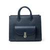 QUEEN TOTE GRAINED BLUE  MTO Delivery in 40/60 days