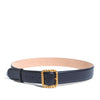 SQUARE TWIST BELT NAVY