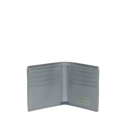 MAN WALLET CROCO SHINY GRIS