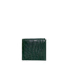 MAN WALLET CROCO MATTE GREEN