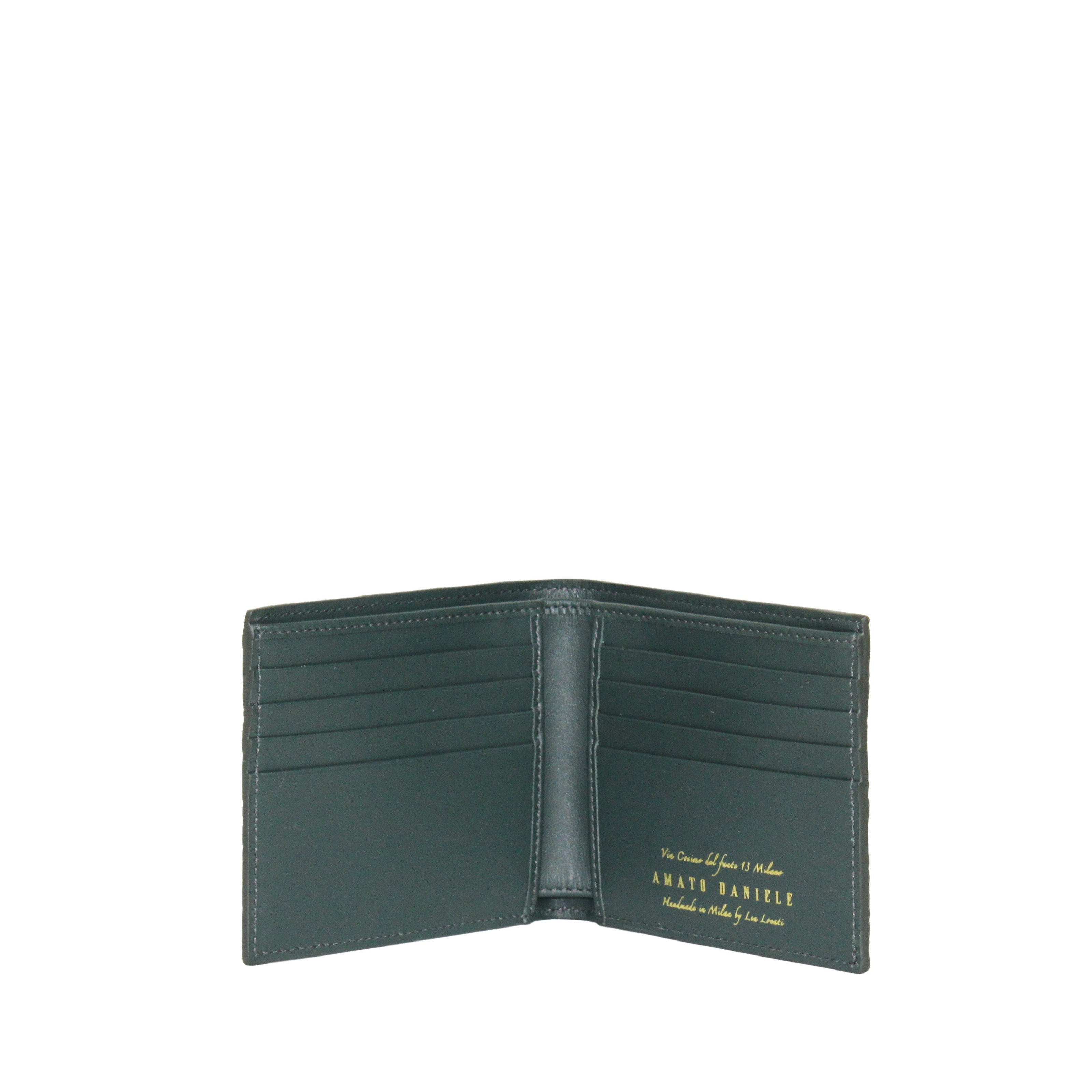 MAN WALLET CROCO MATTE GREEN