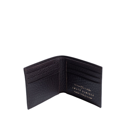 WALLET GRAINED CIOCCOLATO
