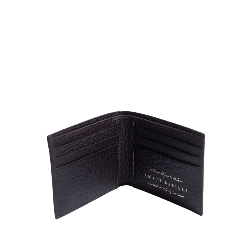 WALLET GRAINED CHOCCOLATE