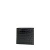 MAN WALLET SHINY CROCO BLACK