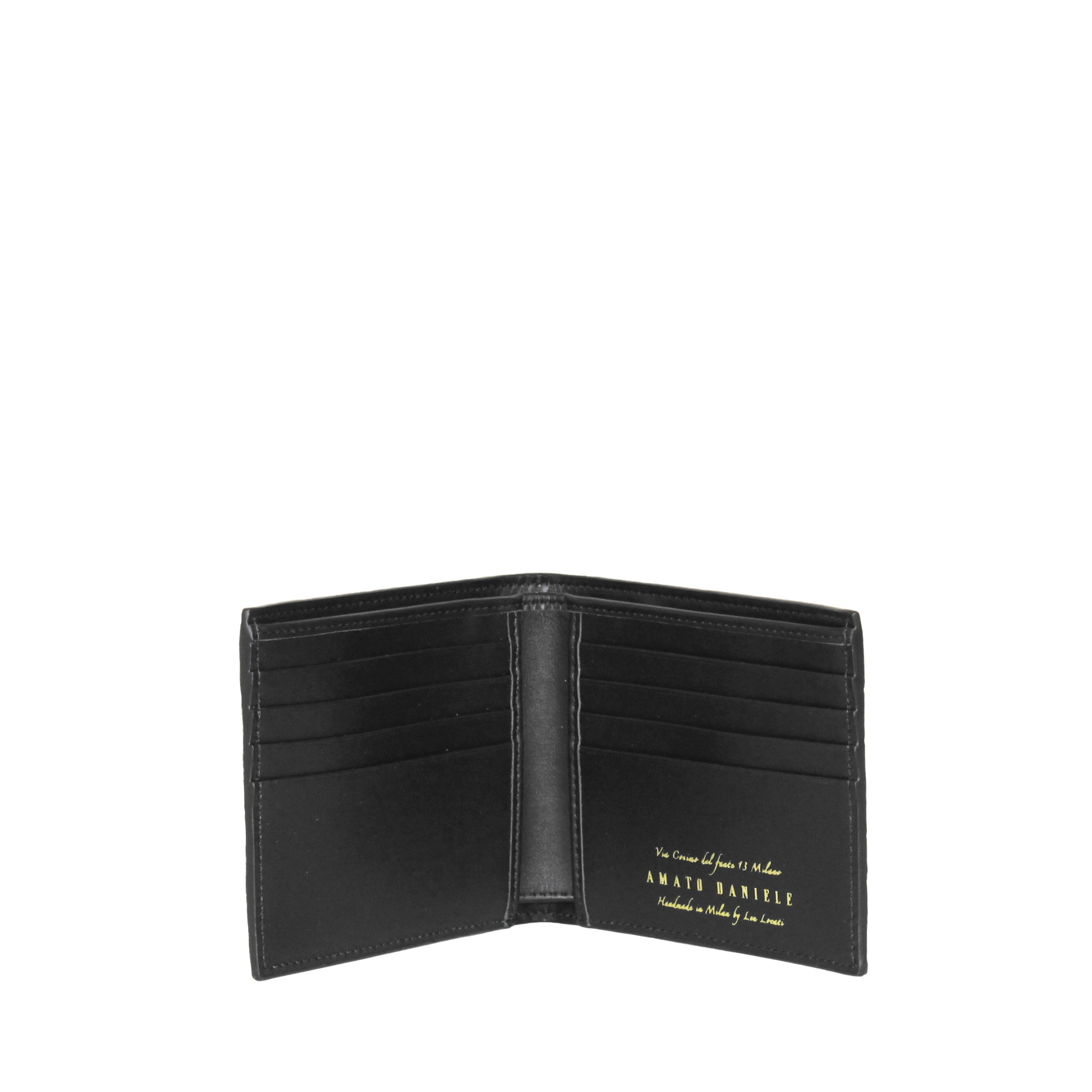 MAN WALLET SHINY CROCO BLACK