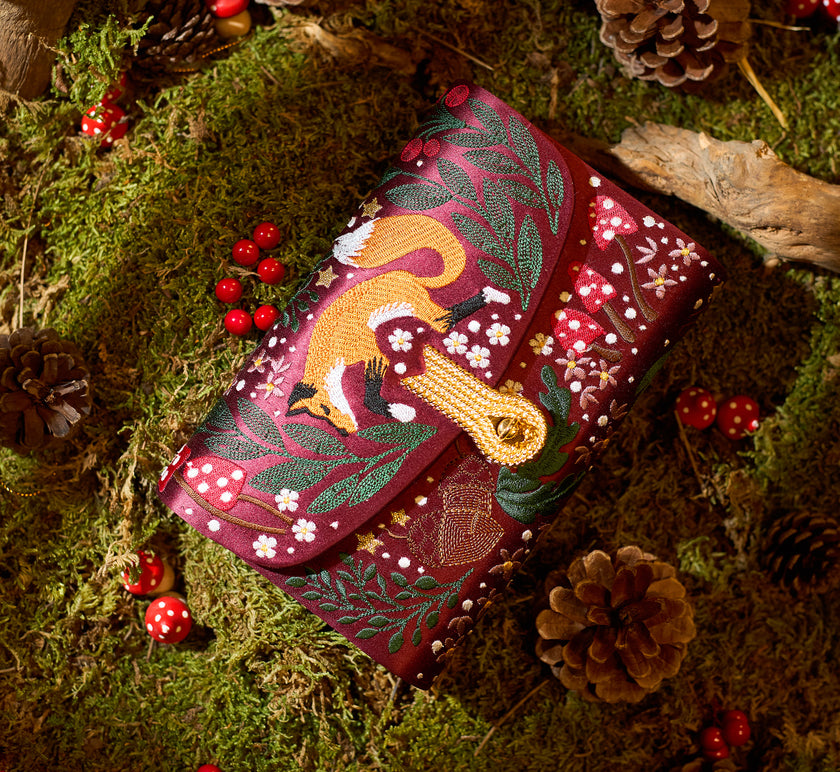 QUEEN MID FORESTA INCANTATA BORDEAUX