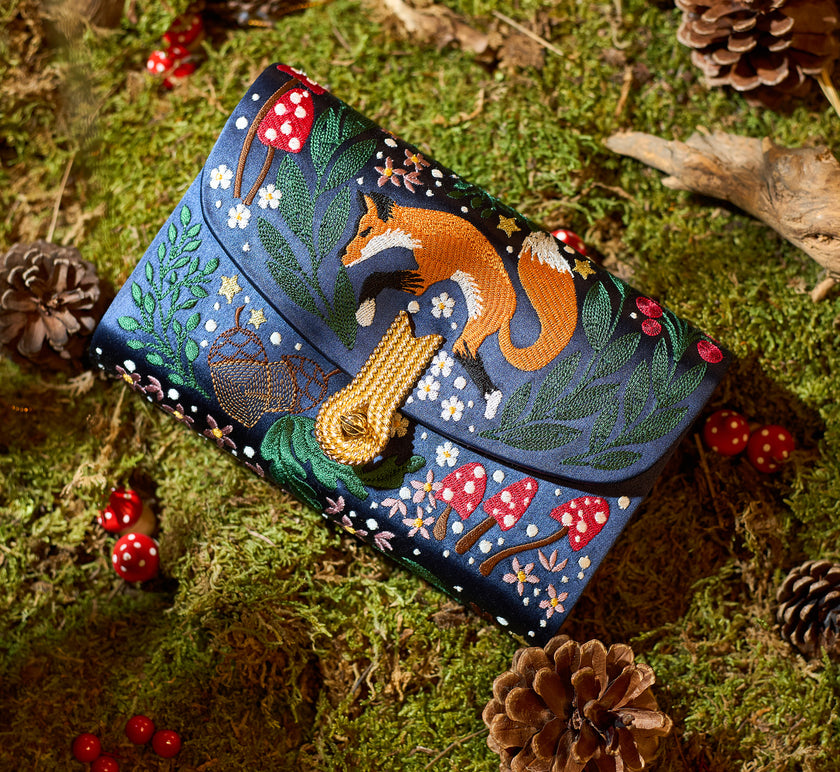 QUEEN MID FORESTA INCANTATA NAVY